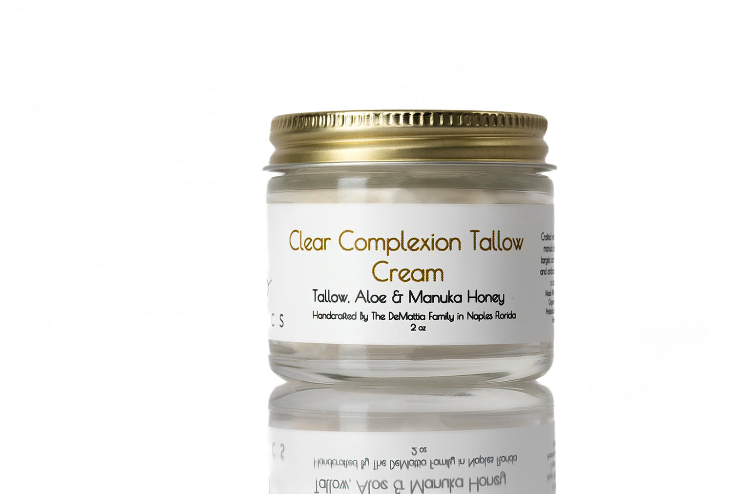 Clear Complexion Tallow Cream (tallow, aloe & manuka honey)