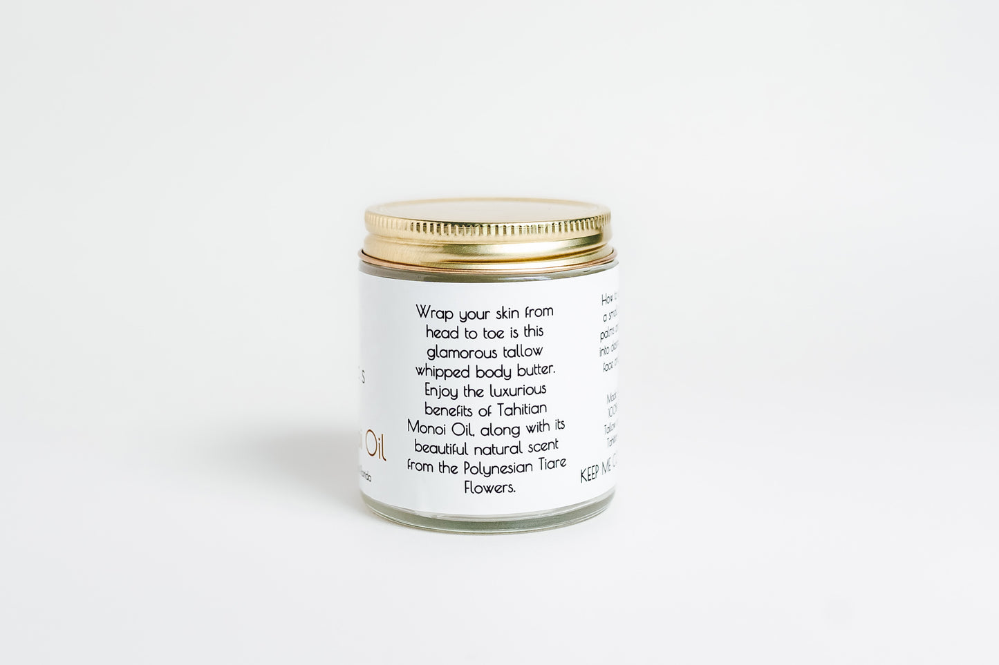Tallow Monoi Oil Face/Body Butter