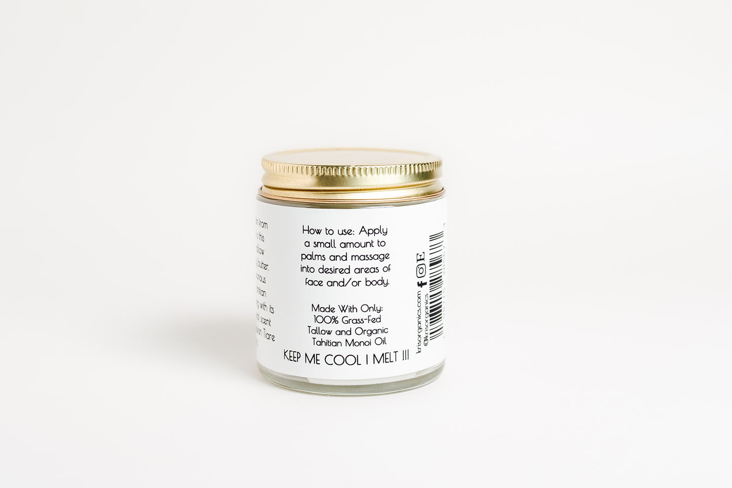 Tallow Monoi Oil Face/Body Butter
