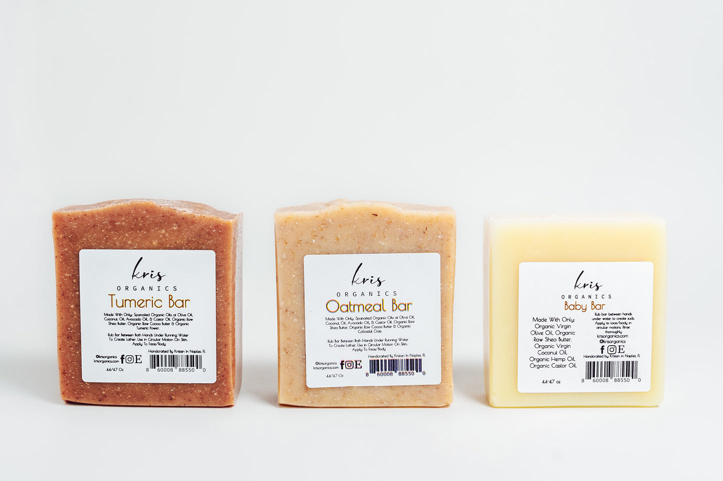 Face/Gentle Trio Soap Bundle: Gentle, Nourishing & Restorative