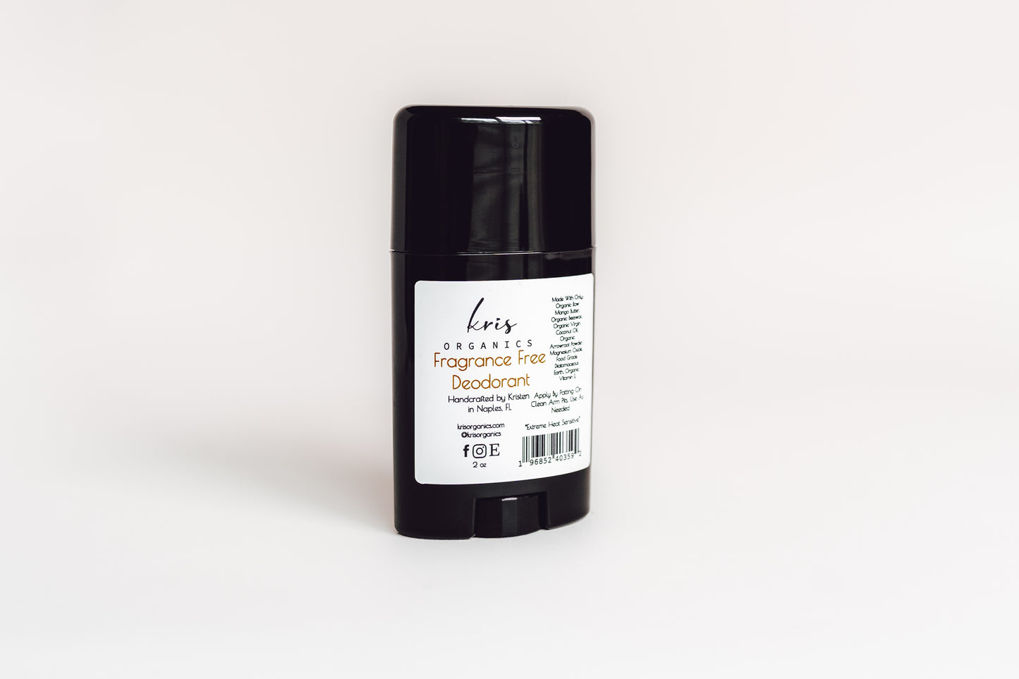 Fragrance-Free Magnesium Deodorant