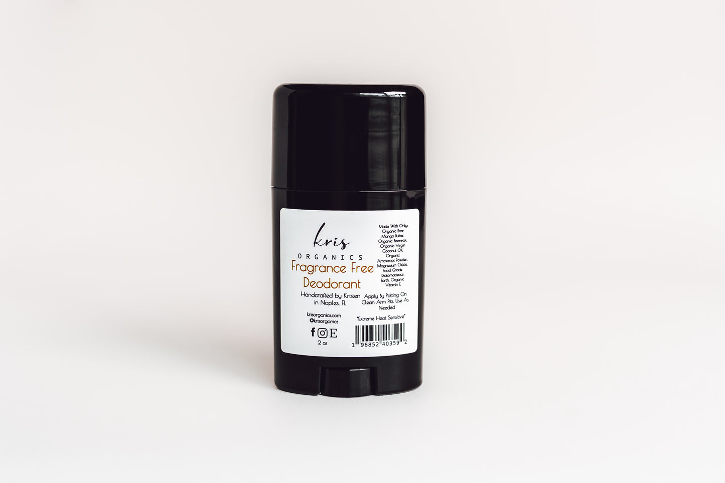 Fragrance-Free Magnesium Deodorant