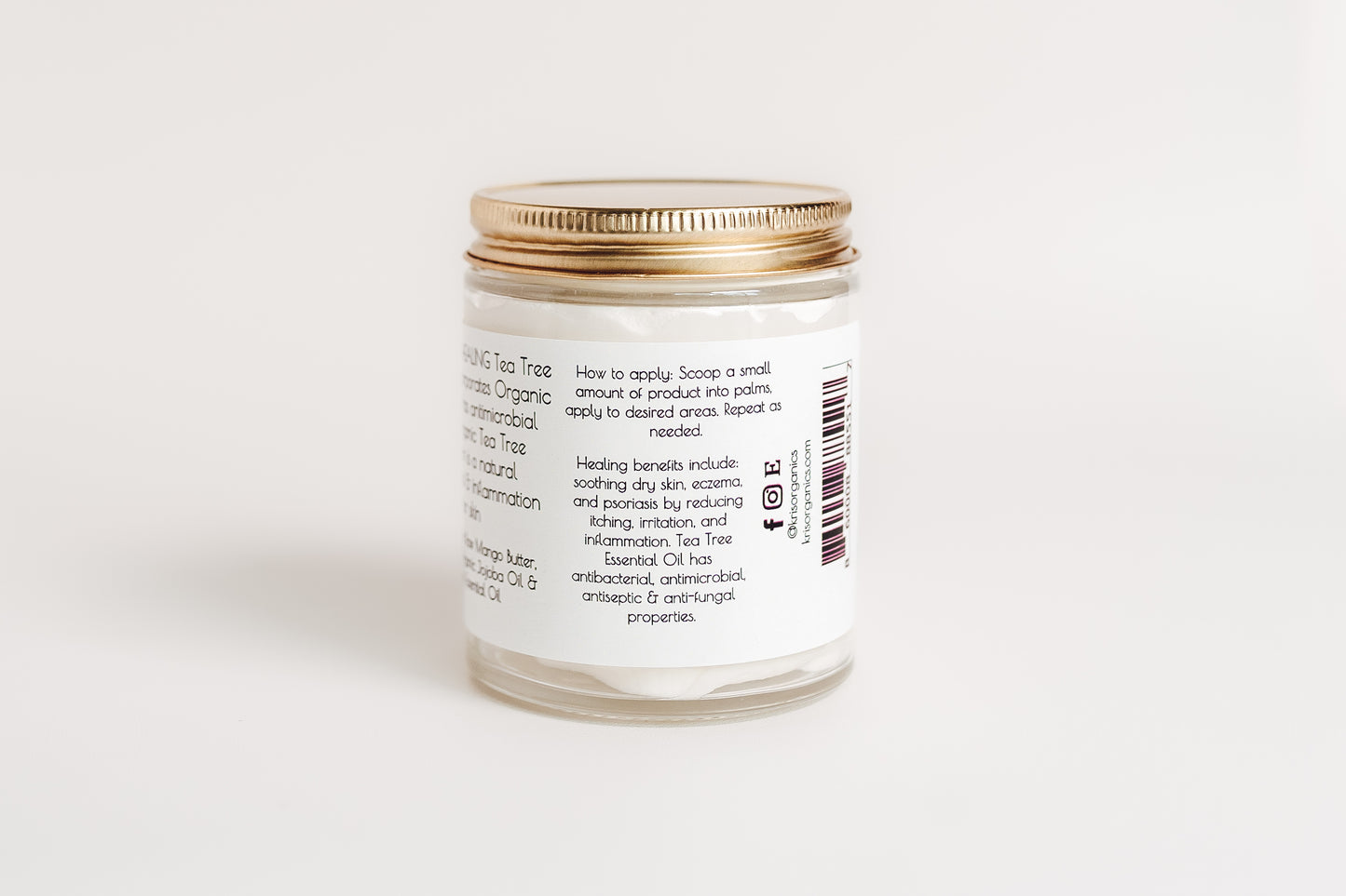 Organic HEALING Tea Tree Whipped Body Butter