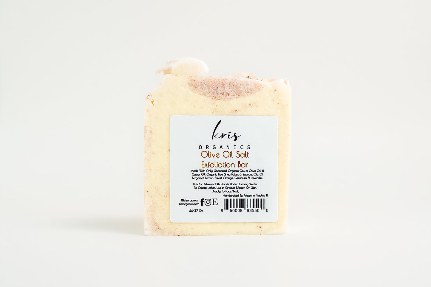 Organic Olive Oil Salt Bar