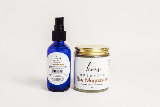 Magnesium Body Butter & Lavender Mist Bundle: Soothe, Relax Sleep Better